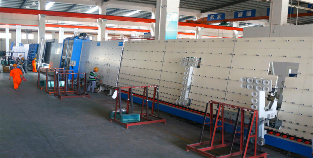 Double pane glass production line, IGU glass factory